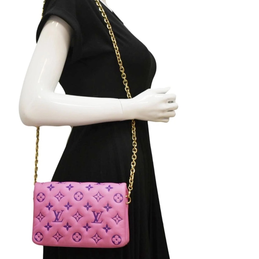Louis Vuitton Pink Coussin Porchette Leather Crossbody Bag
